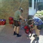 loading panniers